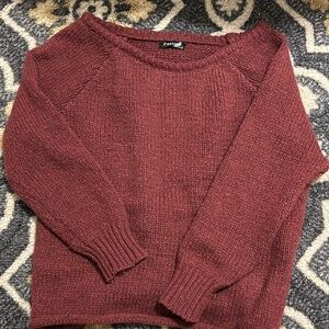 Maroon sweater size small